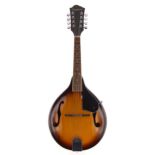 Contemporary Tanglewood mandolin, with pear shaped sunburst body and TGI soft case