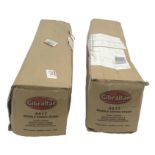 Two Gibraltar Hardware double conga stands, ser. no. 9517, as new and within original packaging (2)