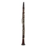 Cocuswood Albert system Bb clarinet with German silver keywork, signed E.Albert á Bruxelles, made