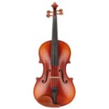 Contemporary viola labelled The Max George Graduate, 15 1/2", 29.40cm