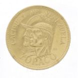 Venezuela 60 Bolivares gold coin, 1955 22.1gm