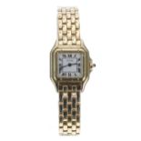 Cartier Panthére 18ct lady's wristwatch, reference no. 1070 2, serial no. M2067xx, the dial with