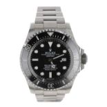 Rolex Oyster Perpetual Date Deepsea Sea-Dweller stainless steel gentleman's wristwatch, reference