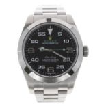 Rolex Oyster Perpetual Air-King stainless steel gentleman's wristwatch, reference no. 116900, serial