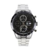 Tag Heuer Carrera Chronograph automatic stainless steel gentleman's wristwatch, reference no.