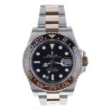 Rolex Oyster Perpetual Date GMT Master-II 'Root Beer' rose gold and stainless steel gentleman's
