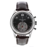 Patek Philippe Annual Calendar Chronograph automatic platinum gentleman's wristwatch, reference