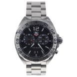 Tag Heuer Formula 1 Alarm stainless steel gentleman's wristwatch, reference no. WAZ111A, serial