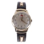 Vintage LeCoultre 'bumper' automatic 10k gold filled and stainless steel gentleman's wristwatch,