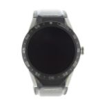 Tag Heuer Connected titanium smart wristwatch, reference no. SAR8A80, black dial, black bezel,