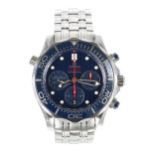 Fine Omega Seamaster Professional Co-Axial Chronometer chronograph automatic gentleman's wristwatch,