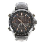 Seiko Astron GPS Solar Chronograph titanium gentleman's wristwatch, reference no. 8X82-0AB0-1,