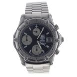 Tag Heuer Professional 2000 Series Chronograph stainless steel gentleman's wristwatch, reference no.