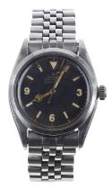 Rare Rolex Oyster Perpetual Explorer stainless steel gentleman's wristwatch, reference no. 6150,