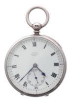Fine Dent silver pocket chronometer, the fusee movement signed Dent, London, no. 5621, with spring