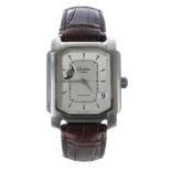 Glashutte Original Senator Karree automatic stainless steel gentleman's wristwatch, serial no. 05xx,