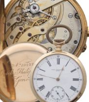 Patek Philippe & Co, Genéve 18ct lever pocket watch, movement no. 102227, case no. 214931, pin-set