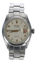 Rolex Oysterdate Precision stainless steel gentleman's wristwatch, reference no. 6294, serial no.