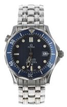 Omega Seamaster Professional 300m/1000ft stainless steel gentleman's wristwatch, reference no. 196.