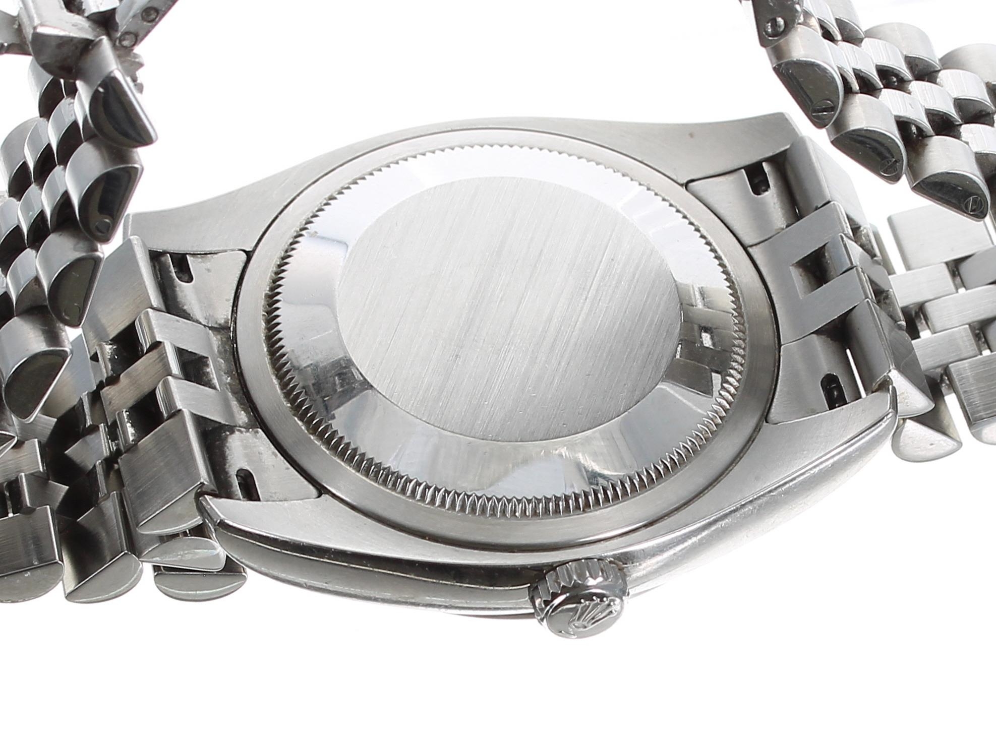 Rolex Oyster Perpetual Datejust stainless steel gentleman's bracelet watch, reference no. 116200, - Image 6 of 6