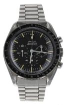 Omega Speedmaster Professional 'Pre-Moon' Chronograph stainless steel gentleman's wristwatch, ref.