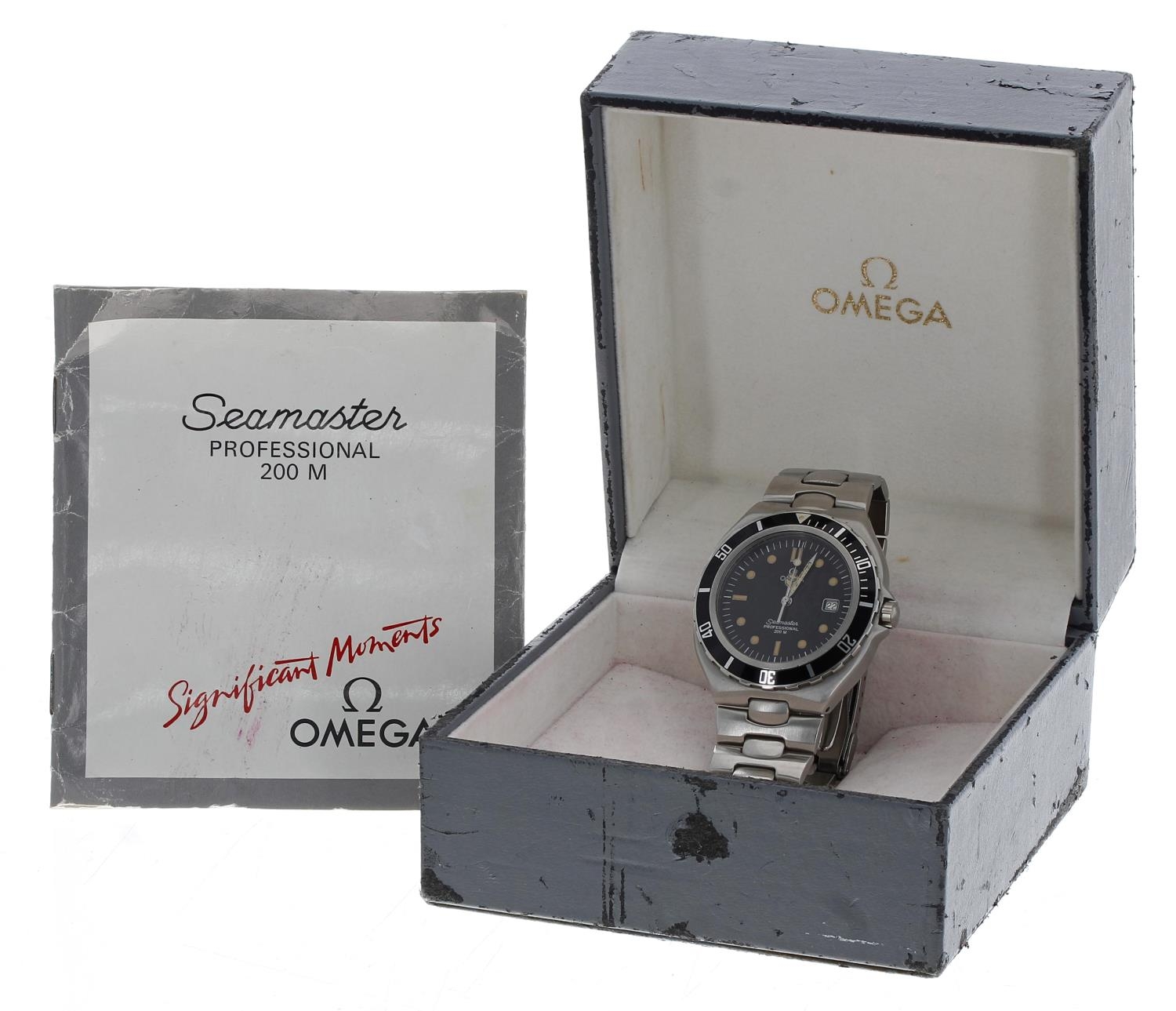 Omega Seamaster 300 200 M Professional stainless steel gentleman's wristwatch, reference no. 396 - Image 2 of 3