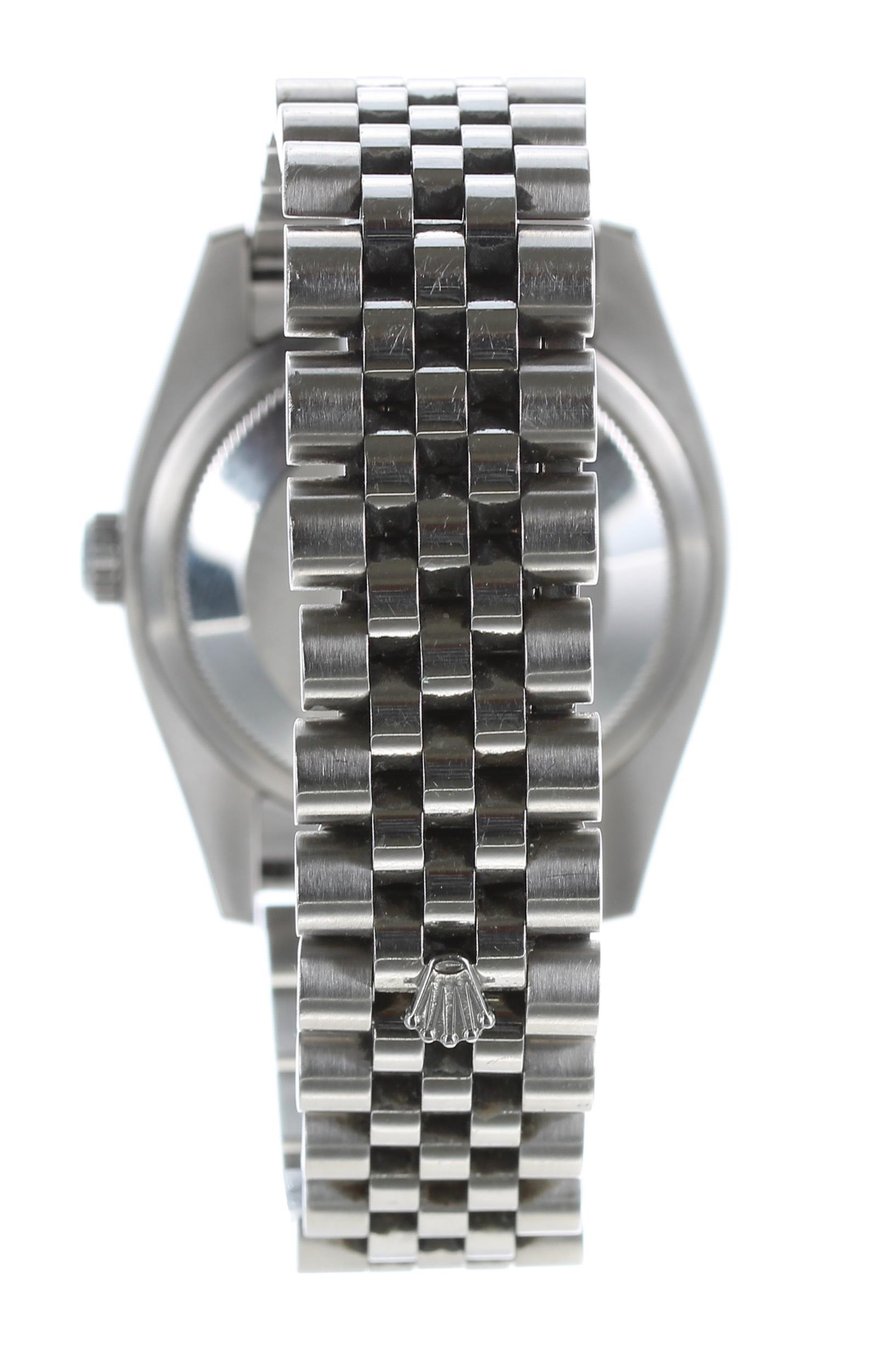 Rolex Oyster Perpetual Datejust stainless steel gentleman's bracelet watch, reference no. 116200, - Image 5 of 6