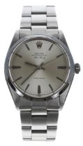 SERVICED IN JUNE 2023 - Rolex Oyster Perpetual Air-King Precision stainless steel gentleman's