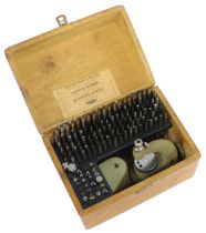 Favorite riveting set with accessories, within original wooden case