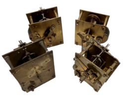 Four dial clock fusee movements (4)