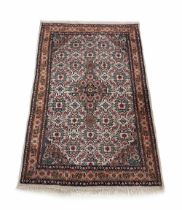 Persian Bidjar type rug, with a natural ground, 48" x 72" approx