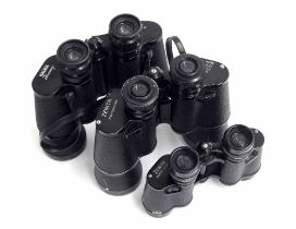 Pair of Zenith 7x50 field 7.1 binoculars, serial no.69477; together with a pair of Zenith 8x30 field