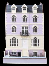 Well presented dolls house modelled as a Georgian townhouse, over five storeys including basement