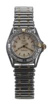 Breitling Callistino bicolour stainless steel lady's wristwatch, reference no. B52045.1, serial