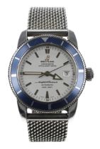 Breitling SuperOcean Heritage 42 Chronometre automatic stainless steel gentleman's wristwatch,