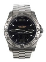 Breitling Aerospace Advantage titanium gentleman's wristwatch, reference no. E79362, serial no.
