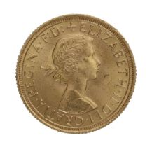1964 full sovereign coin, 8gm