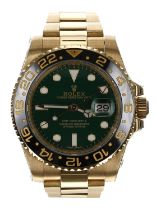 Rolex  Oyster Perpetual Date GMT-Master II 18ct gentleman's wristwatch, reference no. 116718, serial