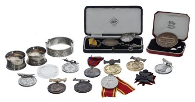 Seven Victorian School Board for London medals; Metropolitan Police 1911 Coronation medal; Exemplary