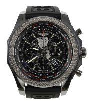 Breitling for Bentley Special Edition BO5 Unitime Chronograph stainless steel gentleman's