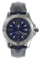 Breitling SuperOcean automatic stainless steel gentleman's wristwatch, reference no. A17390,