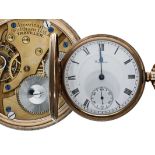 American Waltham Traveler 9ct hunter pocket watch, Birmingham 1916, serial no. 20538499, Roman