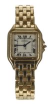 Cartier Panthére 18ct mid-size wristwatch, reference no. 887968, serial no. 0014xx, quartz, 103gm,