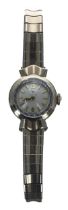 Omega 9ct lady's wristwatch, reference no. EB986, serial no. 17918xxx, circa 1960, silvered dial