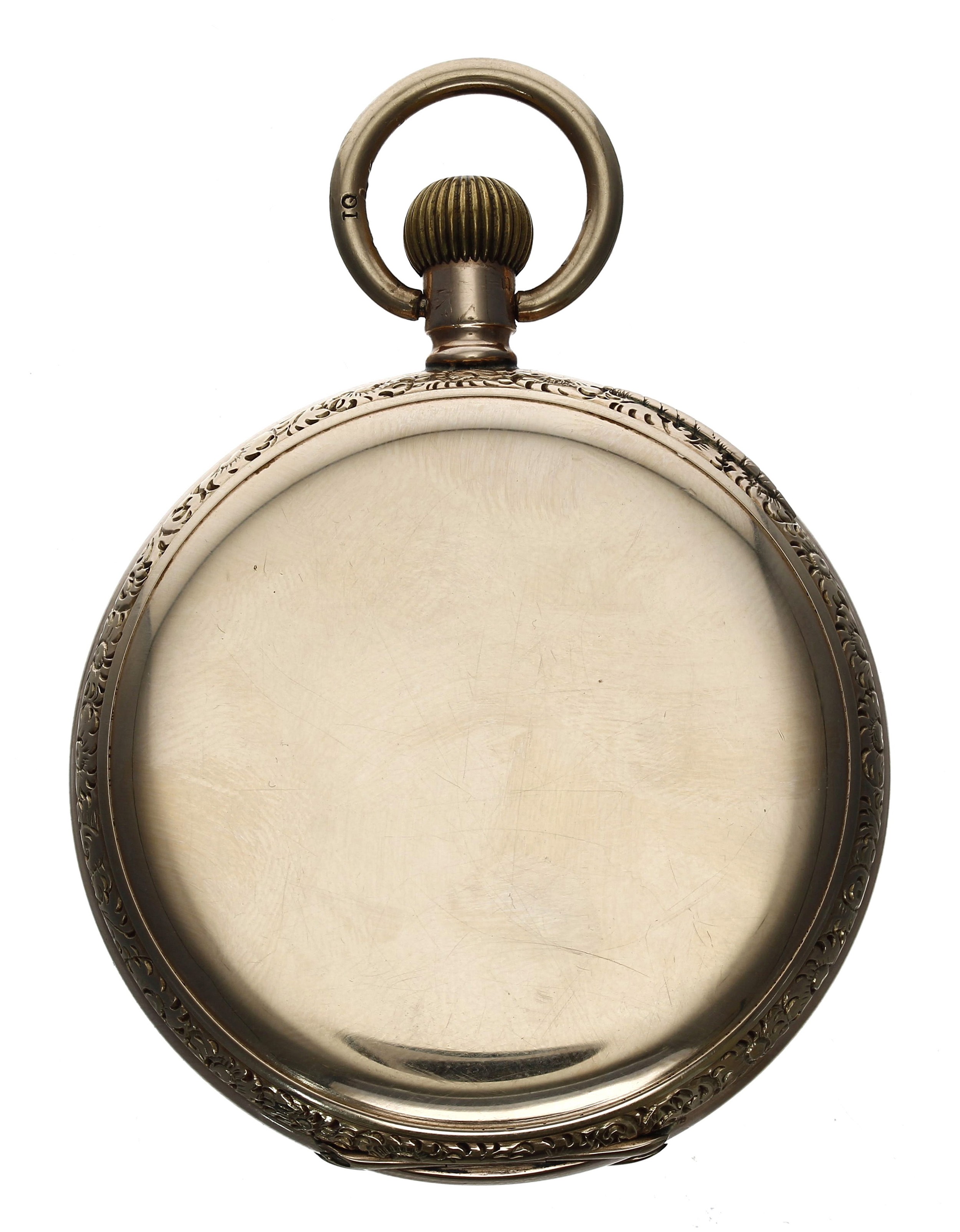 Clean 9ct full hunter pocket watch by Thomas Russell & Son, Liverpool, Chester 1915, signed lever - Image 4 of 5