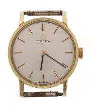Omega 18ct lady's wristwatch, reference no. 511137, serial no. 22412xxx, circa 1965, silvered