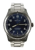 Breitling Navitimer 8 chronometer automatic stainless steel gentleman's wristwatch, reference no.