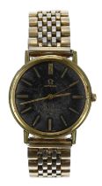 Omega Geneve gold plated and stainless steel gentleman's wristwatch, reference no. 131.019SP, serial