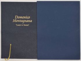 Domenico Montagnana 'Lauter in Venetia' - Exposition of Lendinara 1997, limited deluxe leather bound