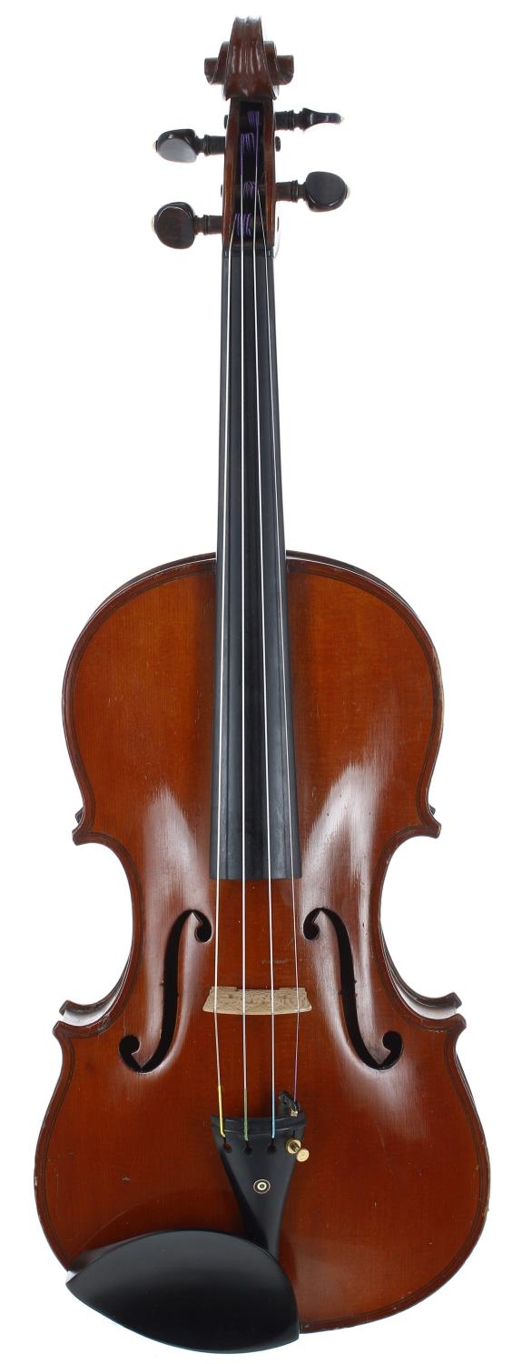 Good French violin by and labelled Ch.J.-B. Collin-Mezin Fils, Maitre-Luthier, Medaille d'or,